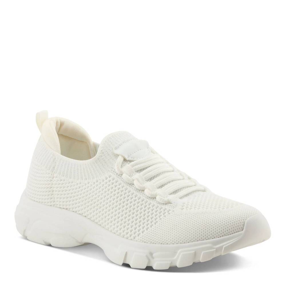 NEW FLEXUS women's gambino sneaker in white